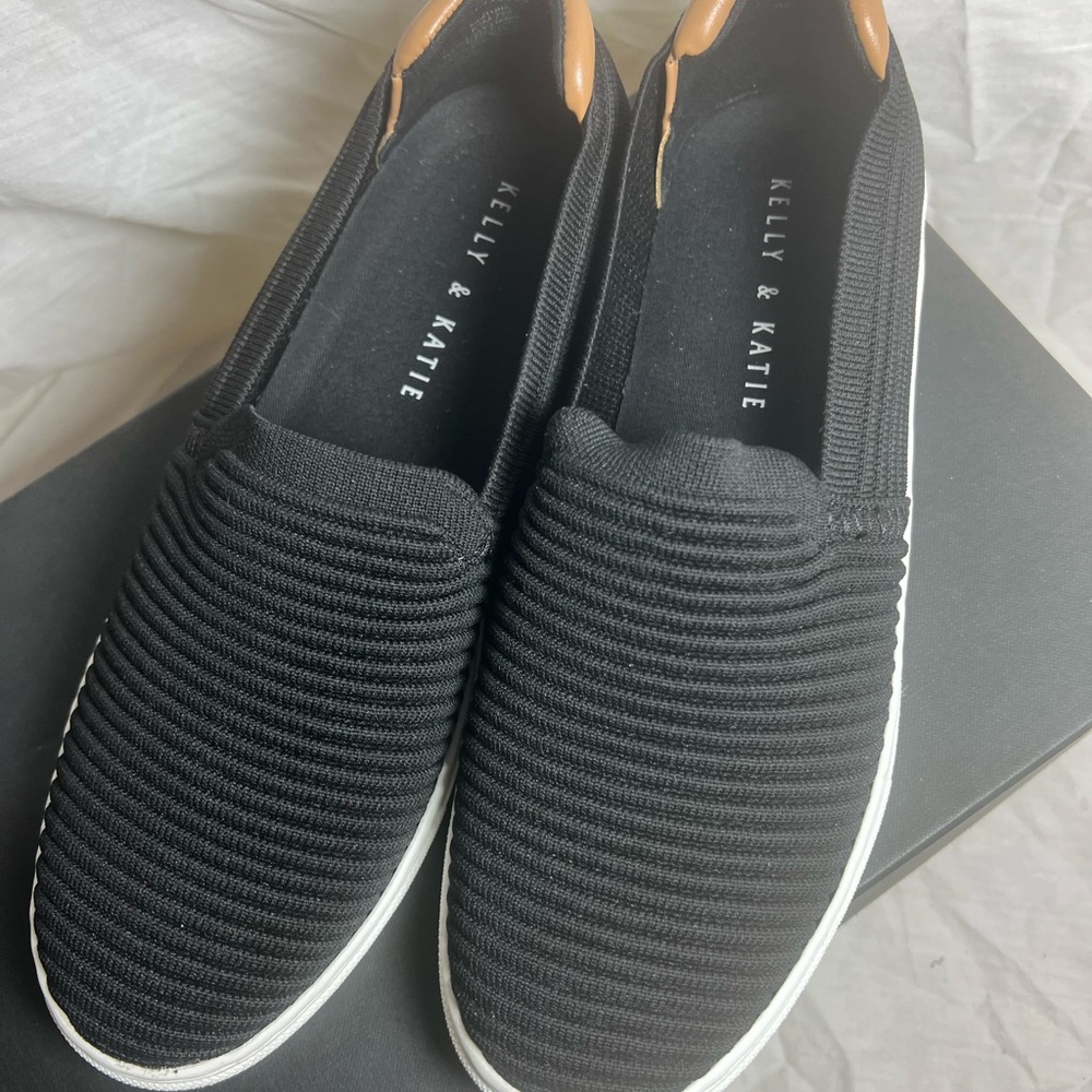 Kelly & Katie Ellina Mesh Slip-On Sneaker, Black